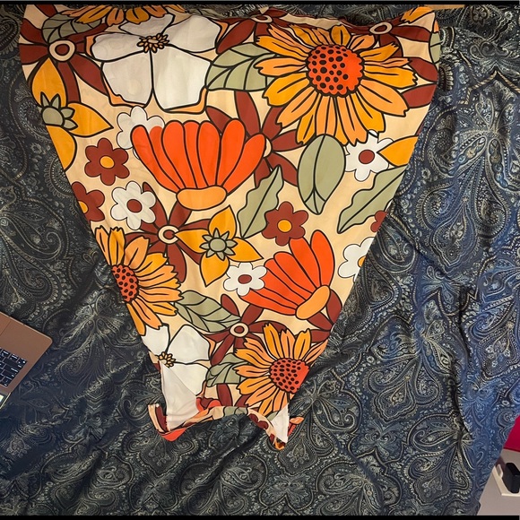 Floral Halter Dress - Picture 2 of 3